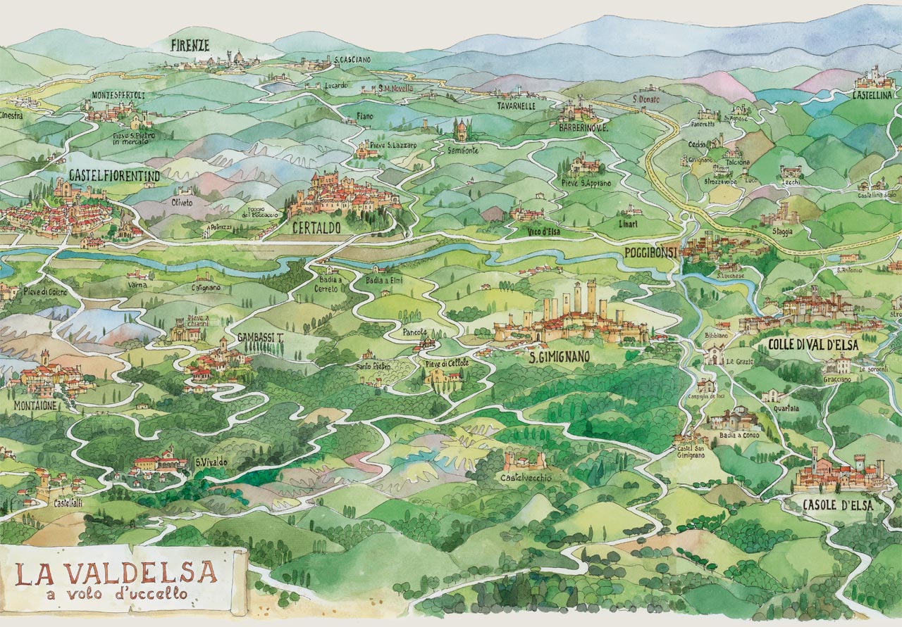 Mappa Valdelsa