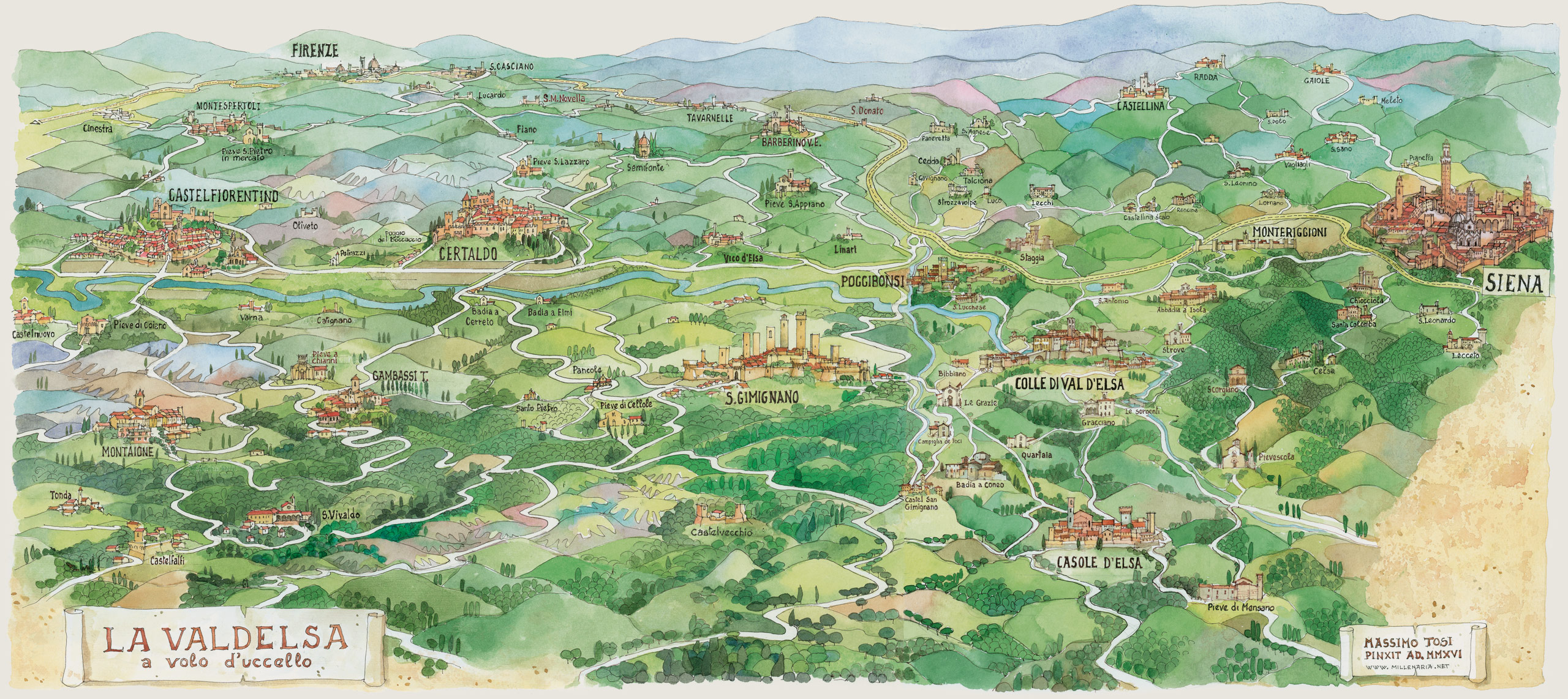 Mappa Valdelsa